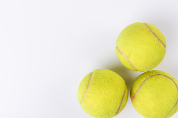 tennis ball isolated on white background