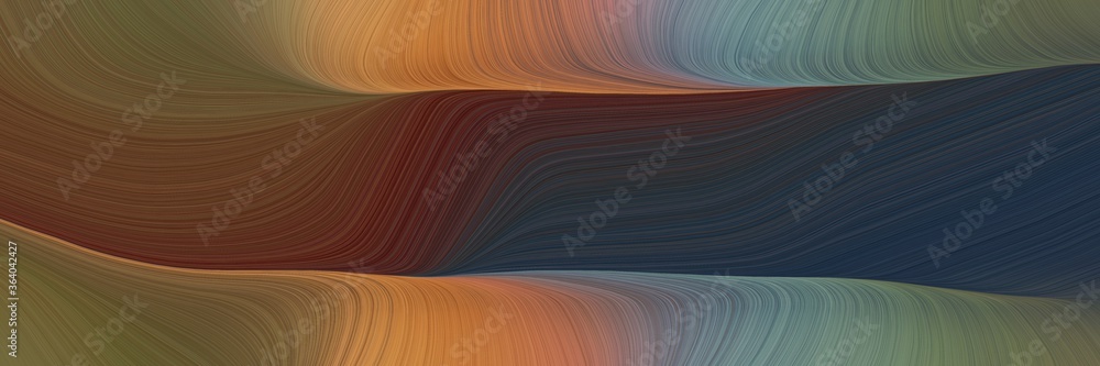 Poster flowing colorful curves style with old mauve, peru and slate gray colors. can be used as poster, car