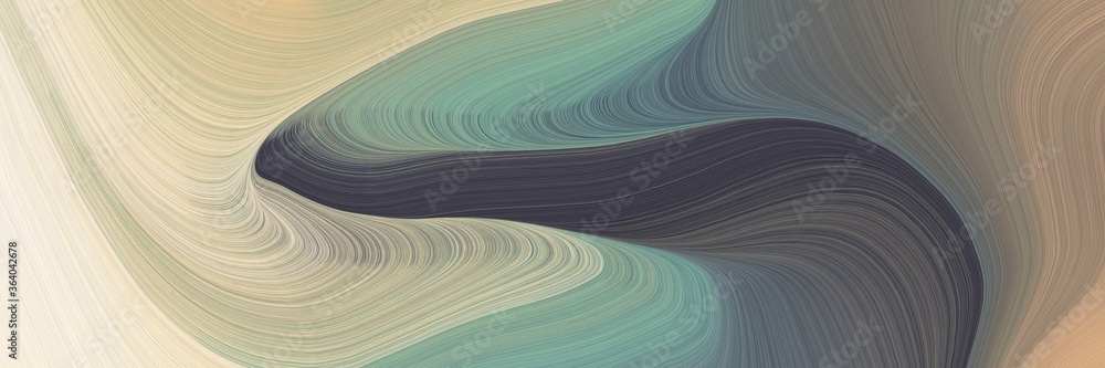 Poster dynamic colorful waves style with gray gray, wheat and dark slate gray colors. can be used as header or banner