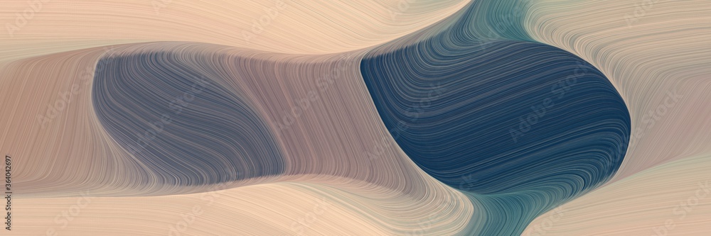 Poster modern colorful curves background with tan, dark slate gray and dim gray colors. can be used as post