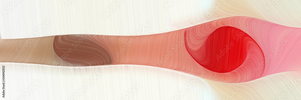 Poster motion colorful waves backdrop with beige, linen and firebrick colors. can be used as header or banner