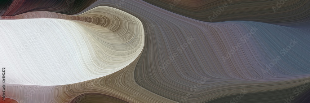 Poster art colorful curves background with dim gray, light gray and very dark green colors. can be used as 
