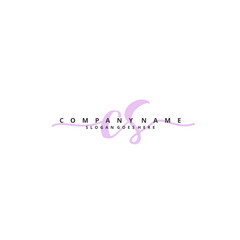 C S CS Initial handwriting and signature logo design with circle. Beautiful design handwritten logo for fashion, team, wedding, luxury logo.