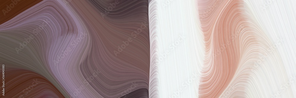 Poster modern decorative waves style with light gray, dim gray and old mauve colors. can be used as poster,