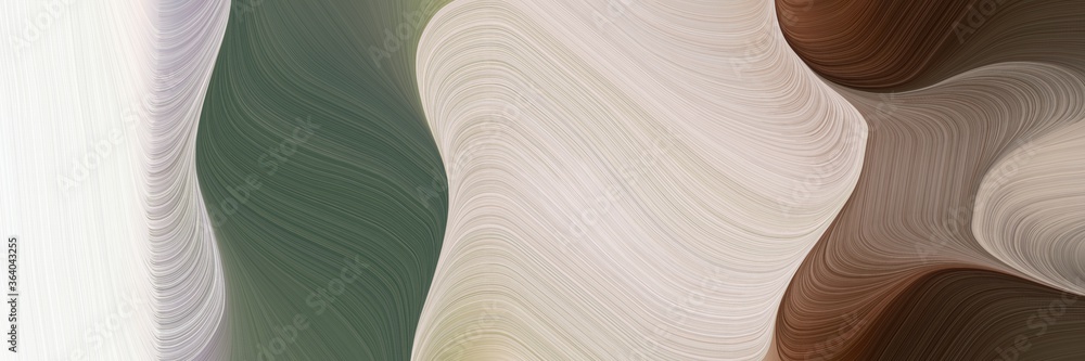 Poster motion decorative curves backdrop with pastel gray, old mauve and light gray colors. can be used as 