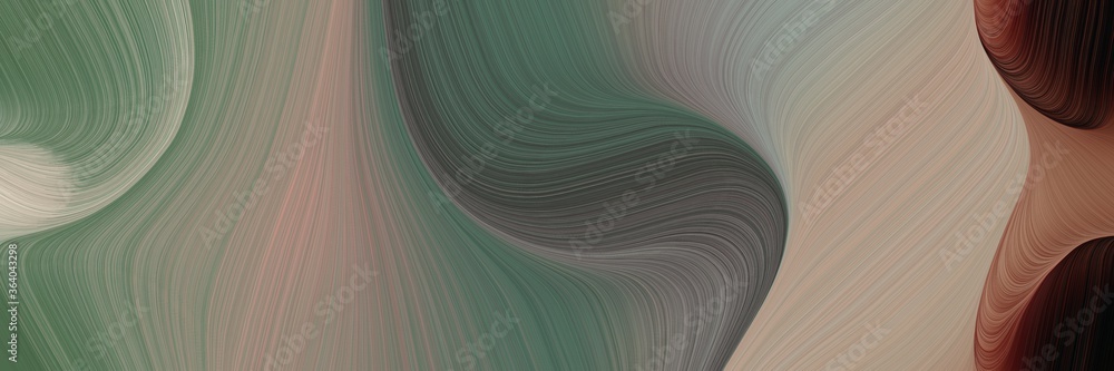 Poster beautiful colorful curves header design with gray gray, old lavender and very dark pink colors. can 