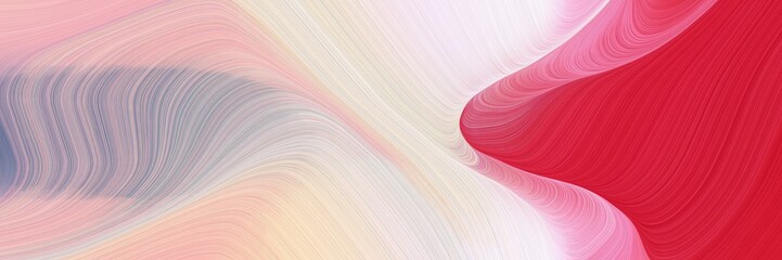 creative decorative waves background with baby pink, crimson and light slate gray colors. can be used as poster, card or background graphic