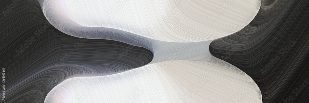 Poster motion colorful waves design with very dark blue, light gray and dark slate gray colors. can be used