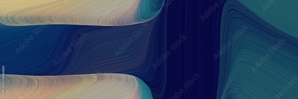 Poster art colorful curves design with very dark blue, rosy brown and dark slate gray colors. can be used a