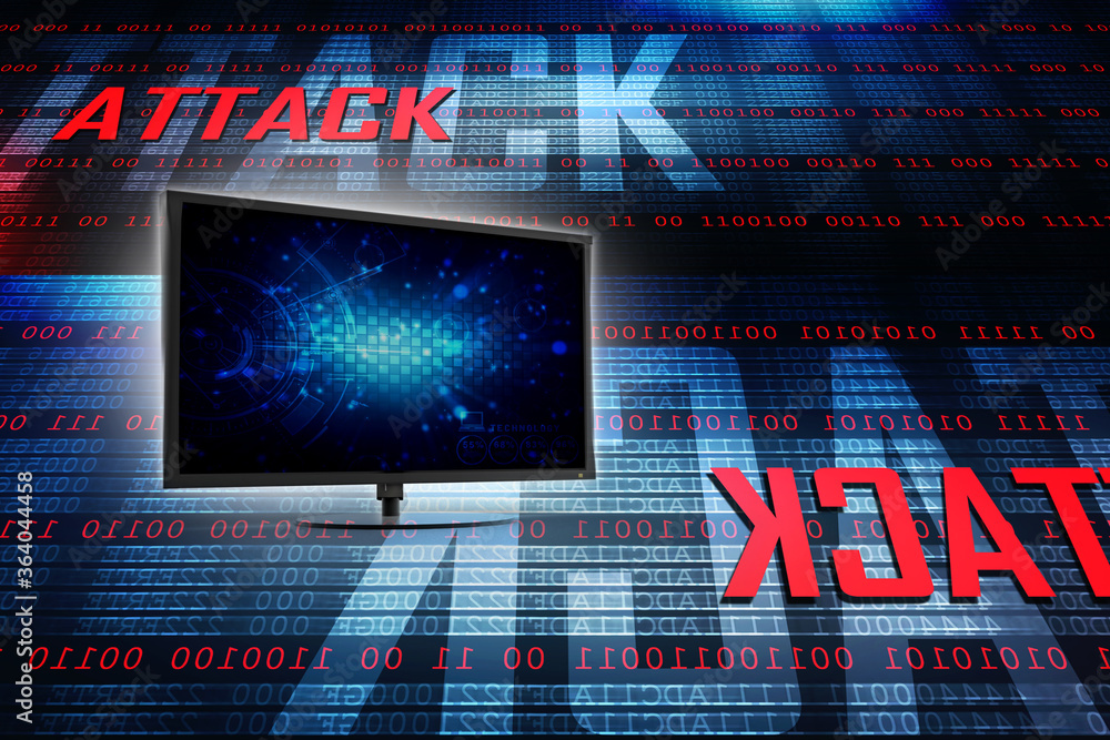 Poster 3d rendering technology computer network