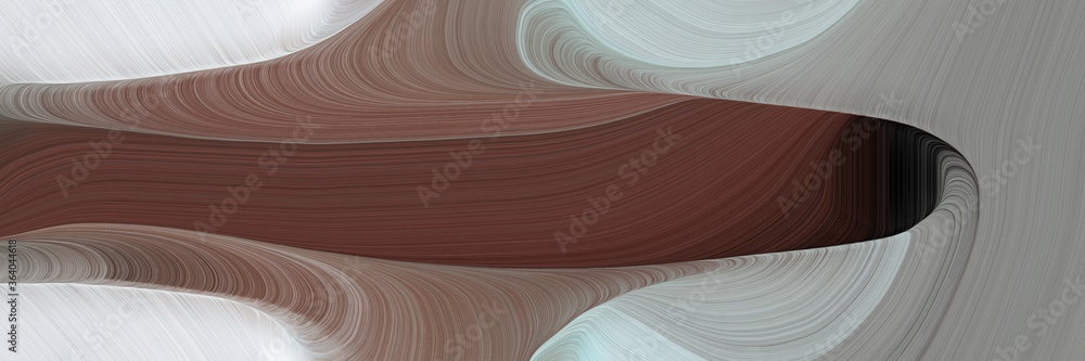 Aufkleber dynamic colorful waves backdrop with pastel brown, old lavender and light gray colors. can be used a