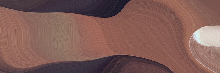 creative decorative waves design with pastel brown, very dark blue and pastel gray colors. can be used as header or banner