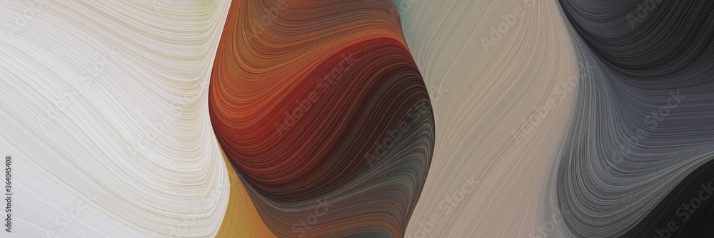 Poster dynamic colorful curves design with rosy brown, very dark blue and gray gray colors. can be used as 