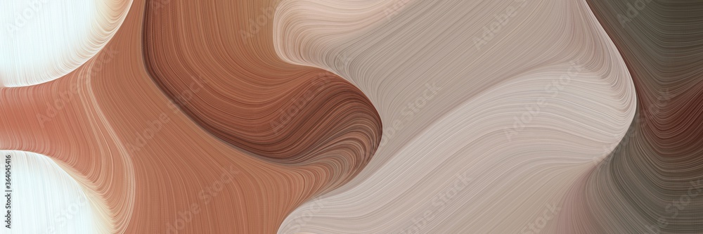 Poster futuristic colorful waves design with rosy brown, lavender and old mauve colors. can be used as header or banner