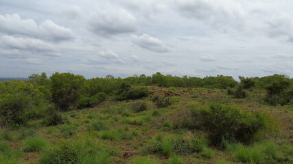 landscape with clouds