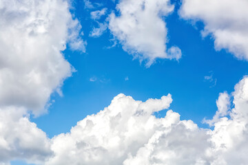  Clouds floating in the sky.