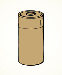 Battery. Vector drawing