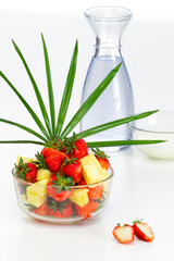 salad with fresh vegetables