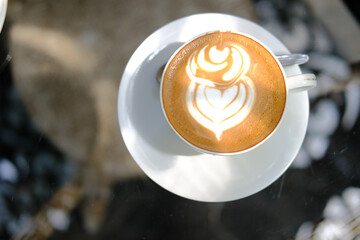 hot cappuccino mocha latte coffee.