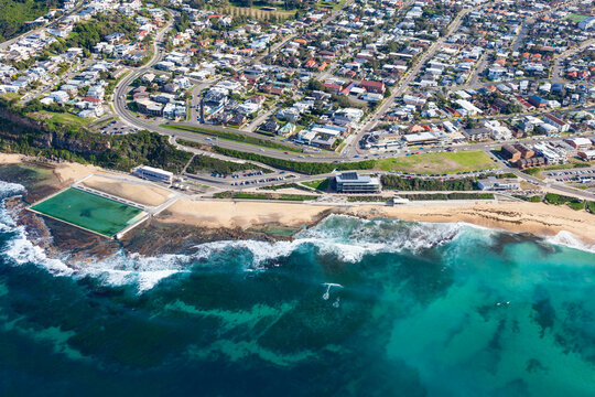 Merewether aerial view - Newcastle NSW Australia