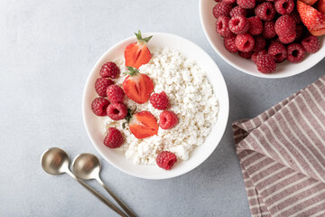 cottage cheese top view