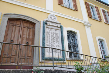 Monumento ai caduti della Prima e Seconda guerra mondiale a Bedonia.
