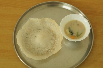 kerala break fast with potato stew