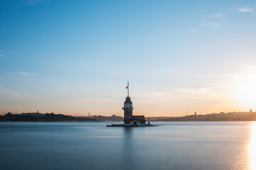 Fototapeta premium Romantic Istanbul Sunset Landscape.