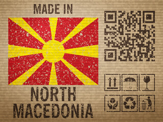 Cardboard made in North Macedonia