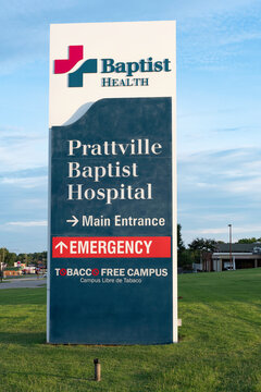 Prattville Baptist Hospital Sign Portrait