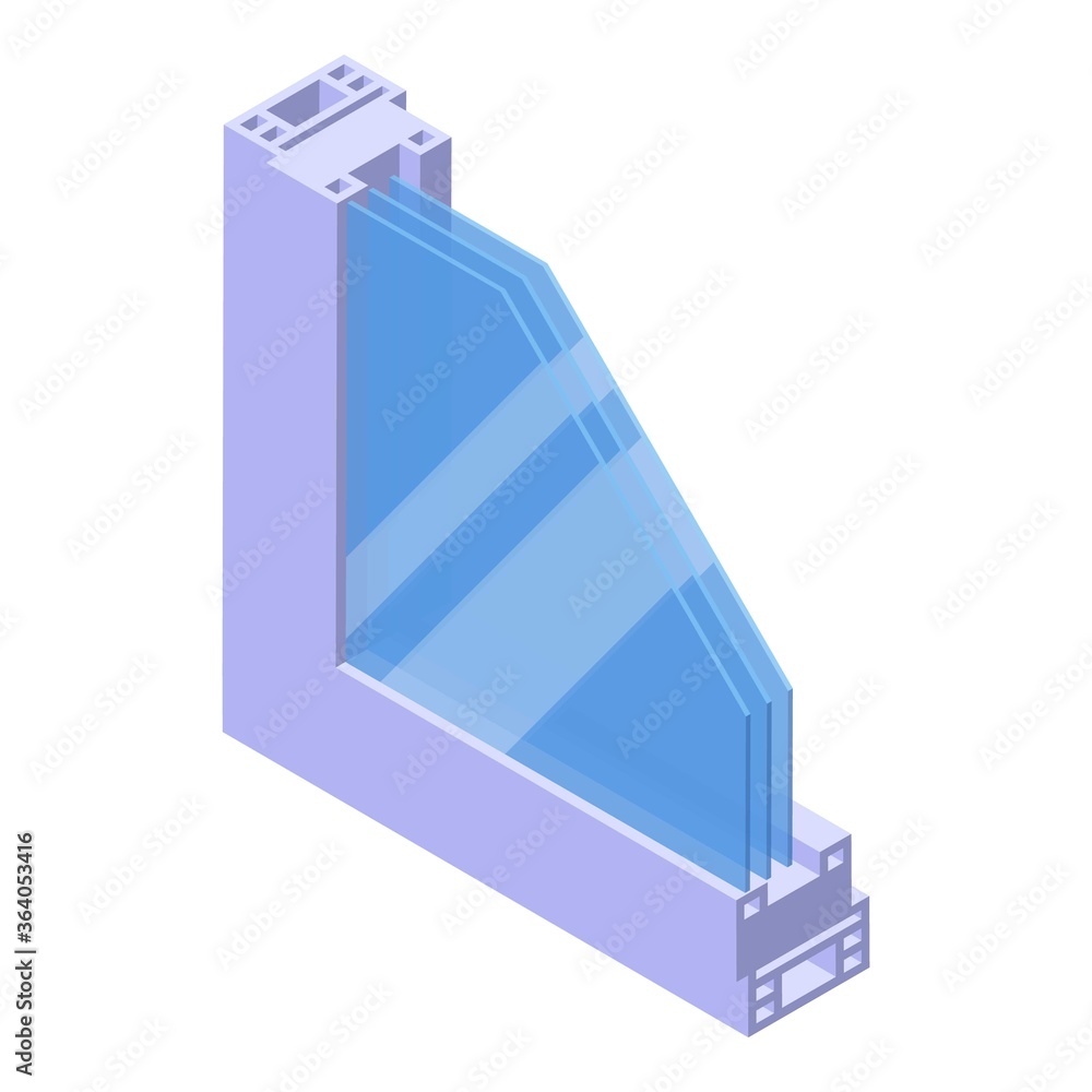 Poster soundproofing section icon. isometric of soundproofing section vector icon for web design isolated o