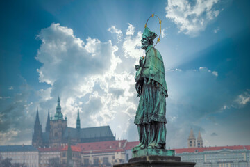 Fototapeta premium Prague - Charles bridge, Czech Republic