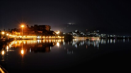 Fototapeta na wymiar Ana Sagar (Lake), Ajmer, Rajasthan, India