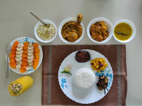 Bengali Cuisine birthday lunch menu in Bengali Indian Culture 