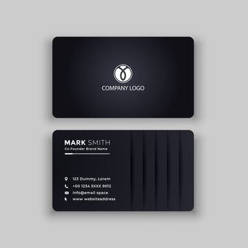 Modern  and Clean Business Card Template. vector.
