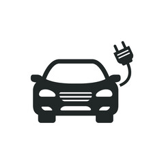 Electric car icon