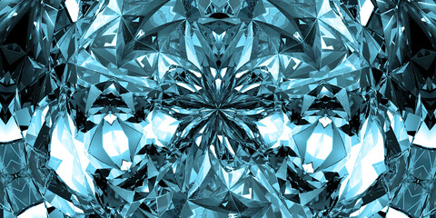 Realistic diamond close up texture, Background of jewelry gemstone