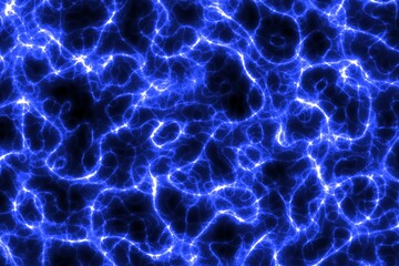 creative blue enormous cosmic lightings arks digital graphic texture background illustration
