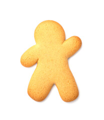 gingerbread man isolated on a white background. symbol of the Christmas and new year holiday