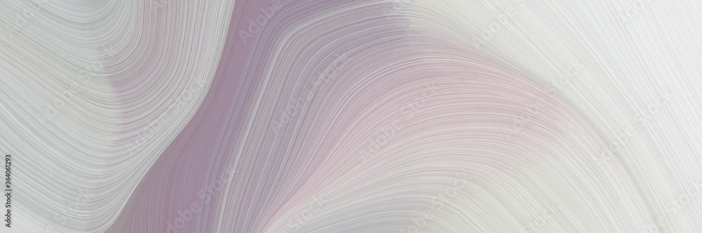 Poster abstract moving banner design with pastel gray, silver and rosy brown colors. fluid curved flowing w