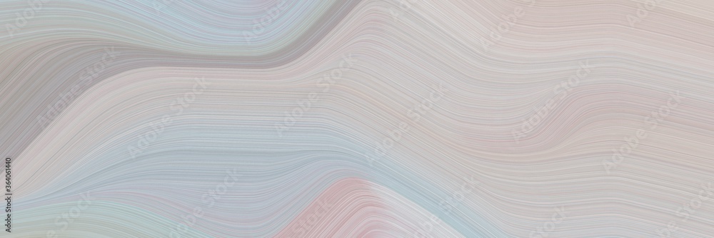 Fototapete abstract modern designed horizontal header with silver, dark gray and light gray colors. fluid curve