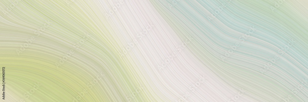 Poster abstract moving banner with pastel gray, tan and antique white colors. fluid curved lines with dynam