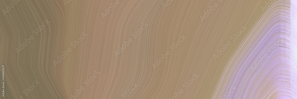 Poster abstract modern horizontal banner with gray gray, thistle and dark gray colors. fluid curved flowing