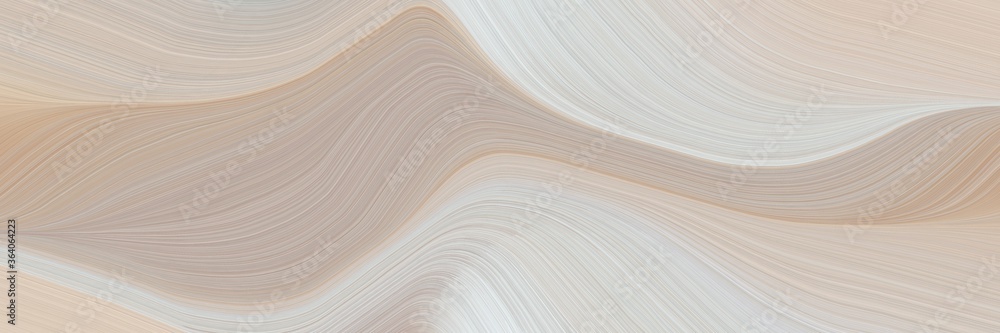 Poster abstract surreal header with silver, lavender and light gray colors. fluid curved lines with dynamic flowing waves and curves for poster or canvas