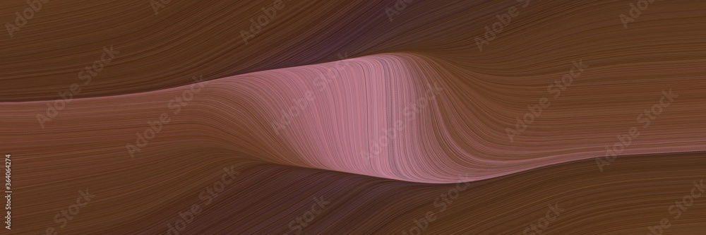 Aufkleber abstract moving header design with old mauve, antique fuchsia and pastel brown colors. fluid curved 