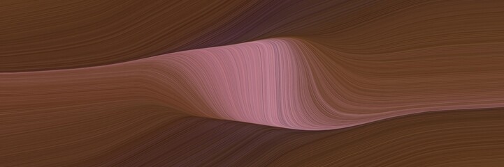 abstract moving header design with old mauve, antique fuchsia and pastel brown colors. fluid curved flowing waves and curves for poster or canvas