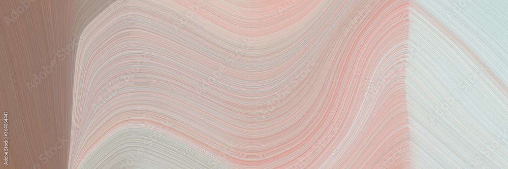 Poster abstract surreal banner design with silver, gray gray and light gray colors. fluid curved lines with dynamic flowing waves and curves for poster or canvas