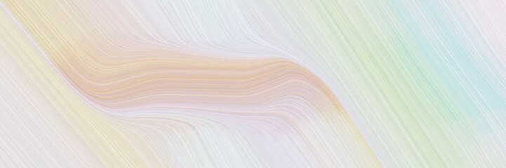 abstract dynamic horizontal header with light gray, burly wood and pastel gray colors. fluid curved lines with dynamic flowing waves and curves for poster or canvas