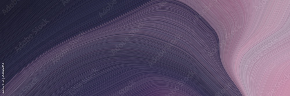 Fototapete abstract decorative horizontal header with dark slate gray, pastel purple and old lavender colors. f