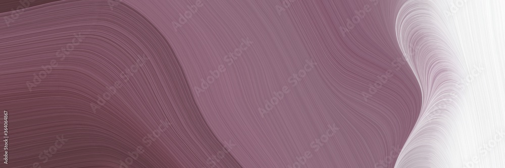 Fototapete abstract moving header with old lavender, lavender and old mauve colors. fluid curved flowing waves 